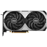 MSI Video Card NVidia GeForce RTX 4070 SUPER 12G VENTUS 2X OC, 12GB GDDR6X, 192-bit, 2505 MHz Boost, 7168 CUDA Cores, PCIe 4.0, 