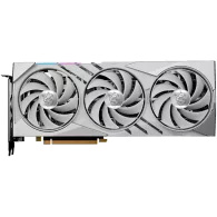 MSI Video Card Nvidia GeForce RTX 4060 Ti GAMING X SLIM WHITE 16G, 16GB GDDR6X, 128-bit, 2670 MHz Boost, 4352 CUDA Cores, PCIe 4