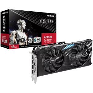 ASROCK Video Card Radeon RX 7600 XT Challenger 16G OC