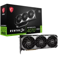 MSI Video Card Nvidia RTX 4070 Ti SUPER 16G VENTUS 3X OC, 16GB GDDR6X, 256bit, 21Gbps Memory speed, Boost: 2640 MHz, 8448 CUDA C