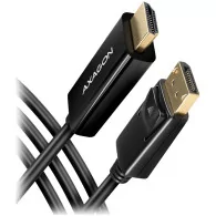 AXAGON RVD-HI14C2 DisplayPort HDMI 1.4 cable 1.8m 4K/30Hz - 1