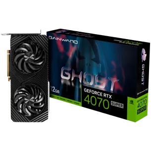 Gainward GeForce RTX 4070 Super Ghost 12GB GDDR6X, 192 bit, 1x HDMI 2.1, 3x DP 1.4a, 2 Fan, 1x 16-pin power connector, recommend