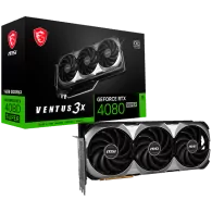 MSI Video Card Nvidia GeForce RTX 4080 SUPER 16G VENTUS 3X OC, 16GB GDDR6X/256bit, PCI Express Gen 4, 2xDP, 2x HDMI, RECOMMENDED