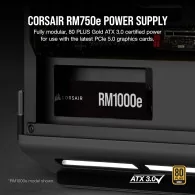 CORSAIR RM750e 750 Watt ATX 3.0 80 PLUS GOLD Certified Fully Modular Power Supply - 2