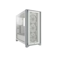 CORSAIR iCUE 4000X RGB Tempered Glass Mid-Tower White case - 5