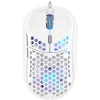 Endorfy LIX Plus Onyx White Gaming Mouse, PIXART PAW3370 Optical Gaming Sensor, 19000DPI, 59G Lightweight design, KAILH GM 8.0 S