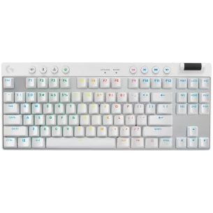 LOGITECH G PRO X TKL LIGHTSPEED Mechanical Gaming Keyboard - WHITE - US INT'L - TACTILE