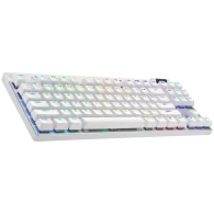 LOGITECH G PRO X TKL LIGHTSPEED Mechanical Gaming Keyboard - WHITE - US INT'L - TACTILE - 2