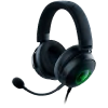 Razer Kraken V3, Gaming Headset, Detachable HyperClear Cardioid Mic, TriForce Titanium 50mm Drivers, Heat-Transfer Fabric/Leathe