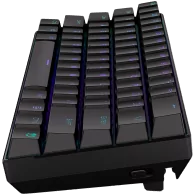 Endorfy Thock Compact Wireless Red Gaming Keyboard, Kailh Red Mechanical Switches, Double Shot PBT Pudding Keycaps, RGB, USB, 2 