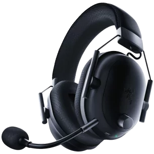 BlackShark V2 Pro (2023) - Black, Wireless Gaming Headset, Razer TriForce Titanium Driver 50 mm, Oval Ear Cushions, Detachable S