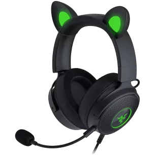 Razer Kraken Kitty V2 Pro, Gaming Wired Headset, Razer Chroma RGB, Stream Reactive Lighting, Docked Mode, 50 mm audio drivers, U