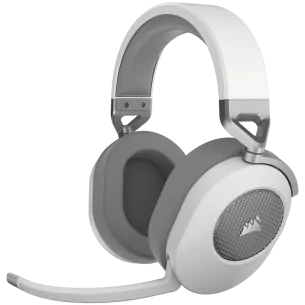 Corsair HS65 WIRELESS Gaming Headset, White (EU), v2, EAN: 0840006676522