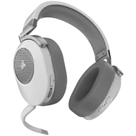 Corsair HS65 WIRELESS Gaming Headset, White (EU), v2, EAN: 0840006676522 - 4