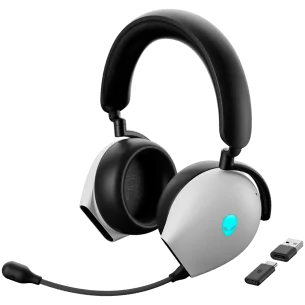 Alienware Tri-Mode Wireless Gaming Headset AW920H (Lunar Light)