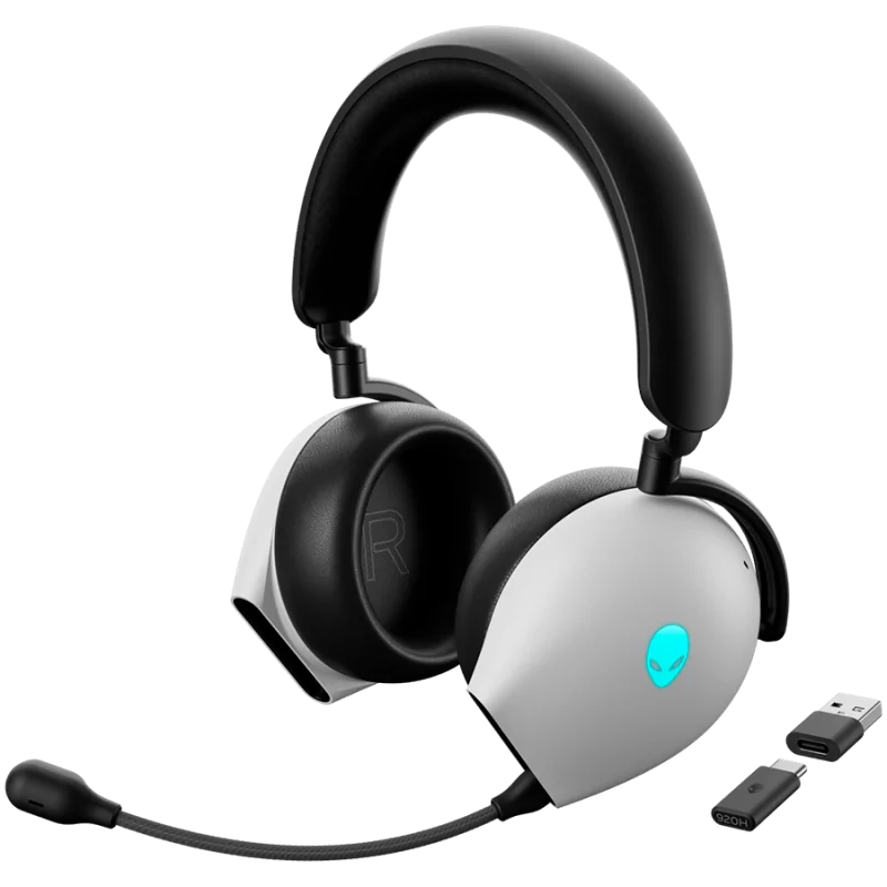Alienware Tri-Mode Wireless Gaming Headset AW920H (Lunar Light) - 1