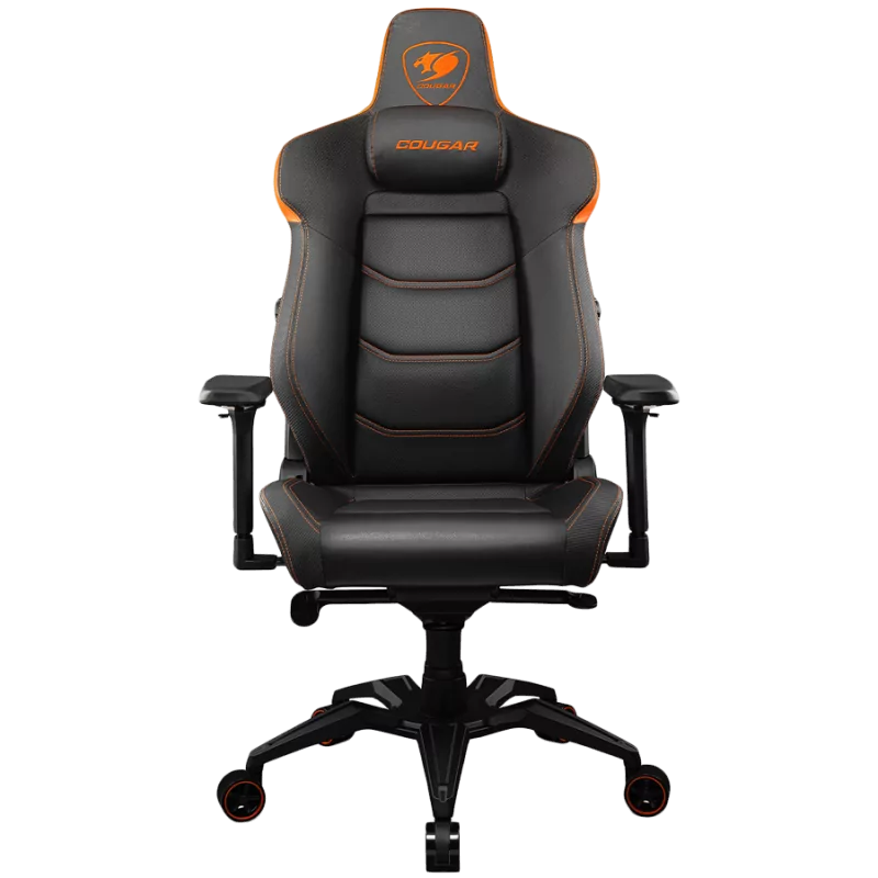 COUGAR Armor EVO, Gaming Chair, Integrated 4-way lumbar support, Magnetic neck pillow memory foam, Breathable PVC leather, Full 