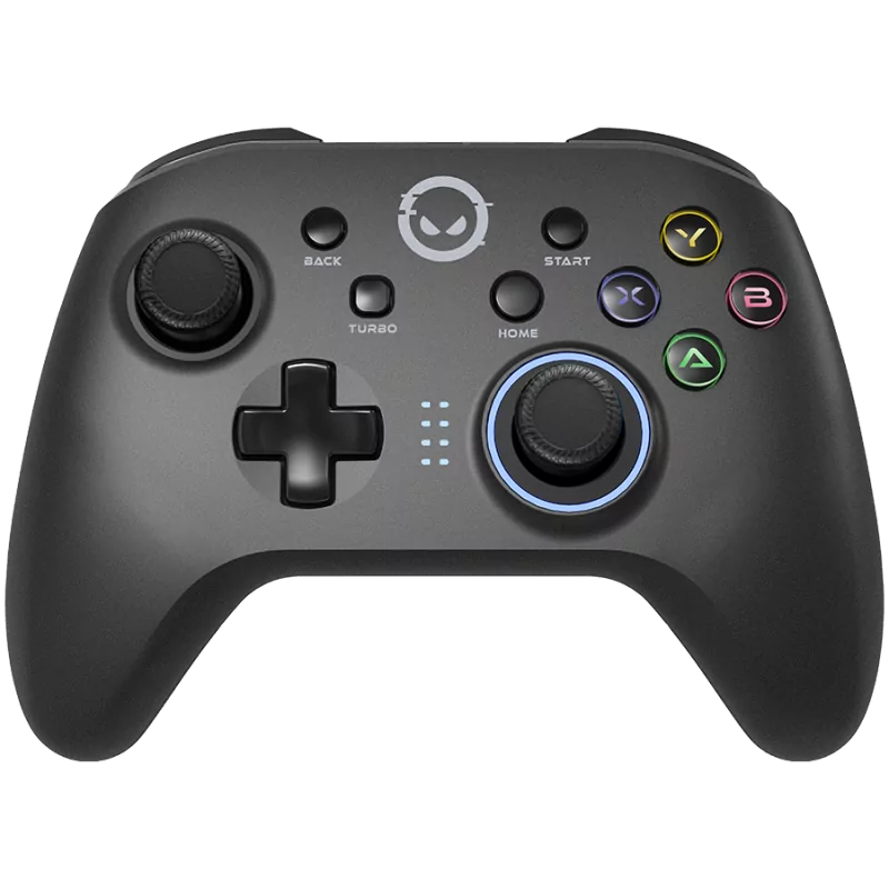 LORGAR TRIX-510, Gaming controller, Black, BT5.0 Controller with built-in 600mah battery, 1M Type-C charging cable ,6 axis motio