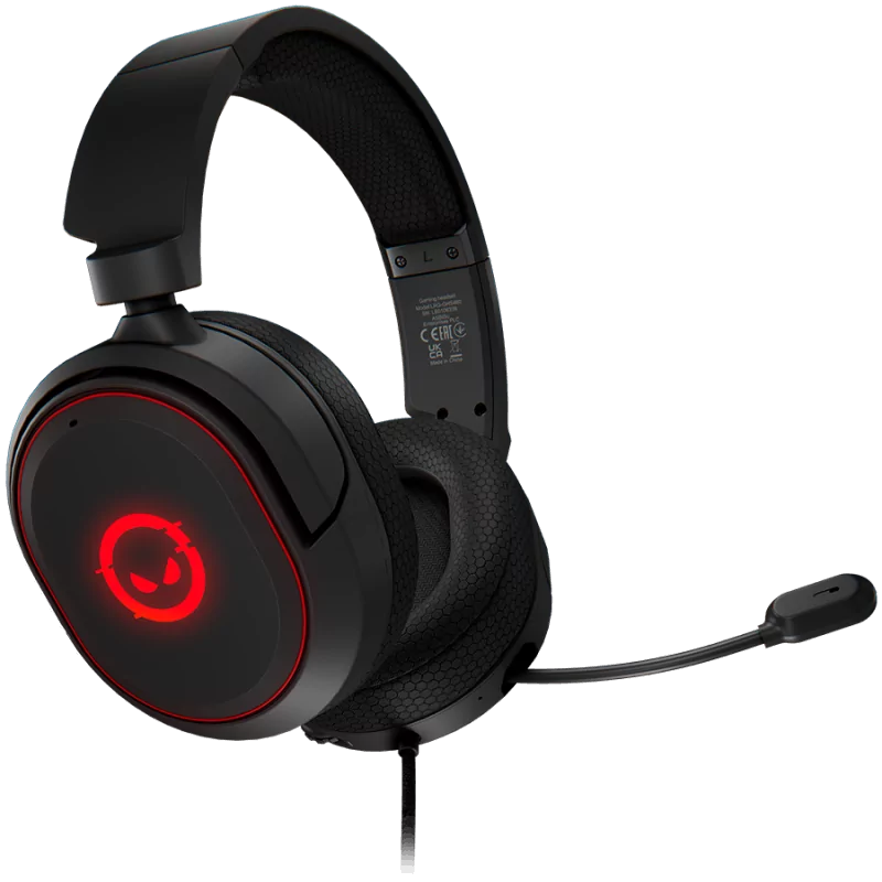 LORGAR Kaya 460, USB Gaming headset with microphone, CM108B, RGB backlight, Plug&Play, USB-A connection cable 2m, fabric ear pad