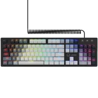 LORGAR Azar 514, Wired mechanical gaming keyboard, RGB backlight, 1680000 colour variations, 18 modes, keys number: 104, 50M cli