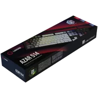 LORGAR Azar 514, Wired mechanical gaming keyboard, RGB backlight, 1680000 colour variations, 18 modes, keys number: 104, 50M cli