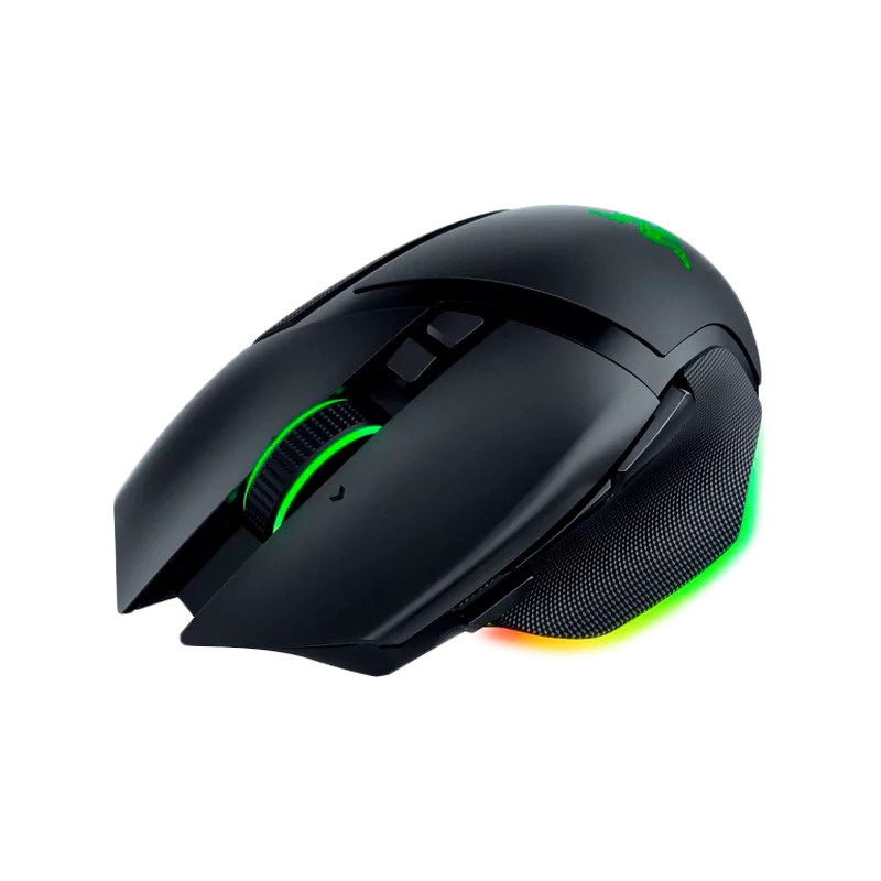 Razer Basilisk V3 Pro - Ergonomic Wireless Gaming Mouse, Razer HyperSpeed Wireless, Bluetooth, Speedflex Cable USB Type C, Razer