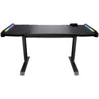 COUGAR Mars Pro 150 - Convenient Display Extension, Dual-sided RGB Lighting Effects, High-strength Welded Steel Frame, 1533x771(