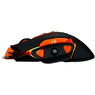 CANYON Optical gaming mouse, adjustable DPI setting 800/1000/1200/1600/2400/3200/4800/6400, LED backlight, moveable weight slot 