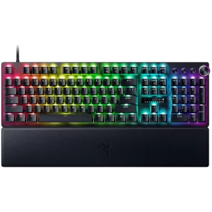Huntsman V3 Pro - US Layout, Gaming Keyboard, Analog Optical Switch Gen-2, Razer Chroma RGB, Magnetic Firm Leatherette Wrist Res