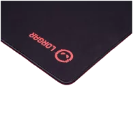 Lorgar Main 325, Gaming mouse pad, Precise control surface, Red anti-slip rubber base, size: 500mm x 420mm x 3mm, weight 0.4kg -