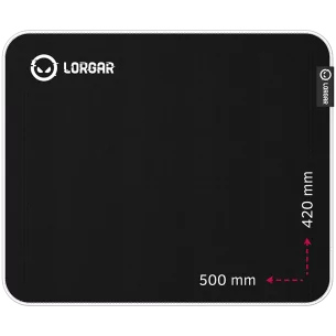 Lorgar Legacer 755, Gaming mouse pad, Ultra-gliding surface, Purple anti-slip rubber base, size: 500mm x 420mm x 3mm, weight 0.4