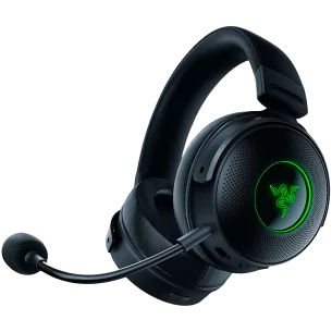 Razer Kraken V3 Pro, Wireless Gaming Headset, Razer HyperSense Haptic Technology, TriForce Titanium 50mm Drivers, Detachable Hyp