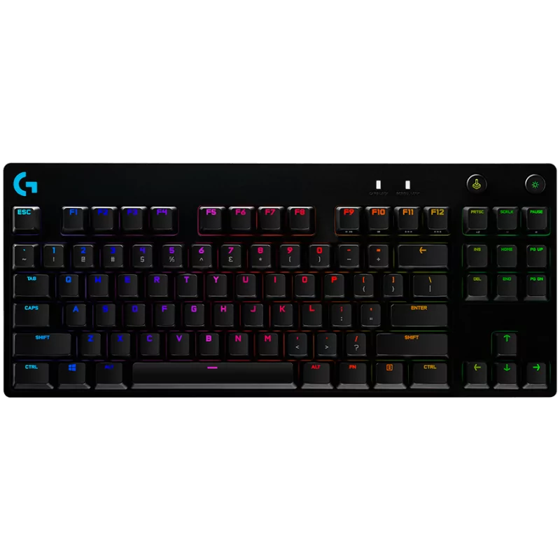 LOGITECH G PRO X TKL LIGHTSPEED Mechanical Gaming Keyboard - BLACK - US INT'L - TACTILE - 1