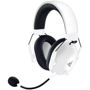 BlackShark V2 Pro (2023) - White, Wireless Gaming Headset, Razer TriForce Titanium Driver 50 mm, Oval Ear Cushions, Detachable S