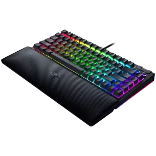 Razer BlackWidow V4 75%, Gaming Keyboard, US Layout, Razer Chroma RGB, Hot-swappable Design, Detachable Type C Cable, PCB & Case