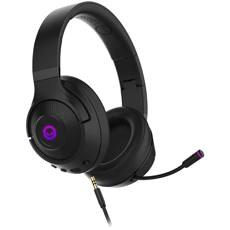 LORGAR Noah 701, gaming headset with microphone, 2.4GHz USB dongle + BT 5.1 Realtek 8763, battery 1000mAh, type-C charging cable