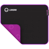 Lorgar Main 313, Gaming mouse pad, High-speed surface, Purple anti-slip rubber base, size: 360mm x 300mm x 3mm, weight 0.195kg -