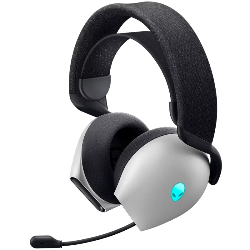 Alienware Dual Mode Wireless Gaming Headset - AW720H (Lunar Light) - 1