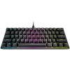 Corsair K65 RGB MINI 60% Mechanical Gaming Keyboard, Backlit RGB LED, CHERRY MX SPEED, Black, Black PBT Keycaps, EAN:08400066357