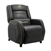 COUGAR Sofa Ranger S Royal, Breathable Premium PVC Leather, Steel frame, Headrest & Lumbar Design, Diamond Check Pattern Design,