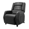 COUGAR Sofa Ranger S Black, Breathable Premium PVC Leather, Steel frame, Headrest & Lumbar Design, Diamond Check Pattern Design,