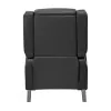 COUGAR Sofa Ranger S Black, Breathable Premium PVC Leather, Steel frame, Headrest & Lumbar Design, Diamond Check Pattern Design,