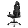 COUGAR Hotrod Black, Gaming Chair, High Density MoldShaping Foam, Hyper-Dura leatherette, Multi-zone backrest design, Up & Down 