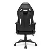 COUGAR Hotrod Black, Gaming Chair, High Density MoldShaping Foam, Hyper-Dura leatherette, Multi-zone backrest design, Up & Down 
