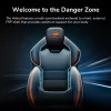 COUGAR Hotrod, Gaming Chair, High Density MoldShaping Foam, Hyper-Dura leatherette, Multi-zone backrest design, Up & Down Adjust