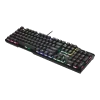 MSI VIGOR GK41 LR US Gaming Keyboard, Black, 6 fixed color LEDs in 10 different lighting zones, 6+N Key Rollover & Anti-ghosting
