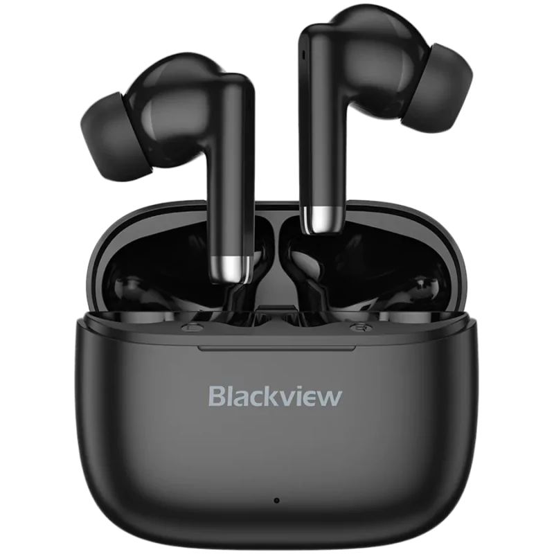 Blackview AirBuds 4, Battery 35mAh,Charging box battery 400mAh, Bluetooth 5.3, Black - 1