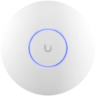 UBIQUITI U6 Long-Range WiFi 6 8 spatial streams 185 m² (2,000 ft²) coverage 350+ connected devices Powered using PoE+ GbE uplink