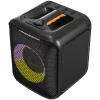 PA100 - F&D PA100 Portable Wireless Party Speaker, 40W RMS, Subwoofer 5.25"+2x2"Tweeter, BT 5.0/USB/AUX, RGB, WL microphone, bat