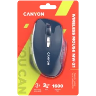 CANYON mouse MW-21 BlueLED 7buttons Wireless Blue